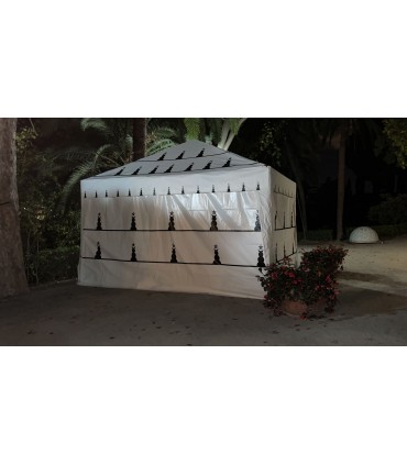 Jaima Arabe Zelt 4,5 x 3 m - PVC-Struktur - Arabische Dekorationspartys