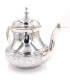 Teapot for Moroccan Moorish Tea Alpaca Embossed Moroccan Crafts - Galida Model