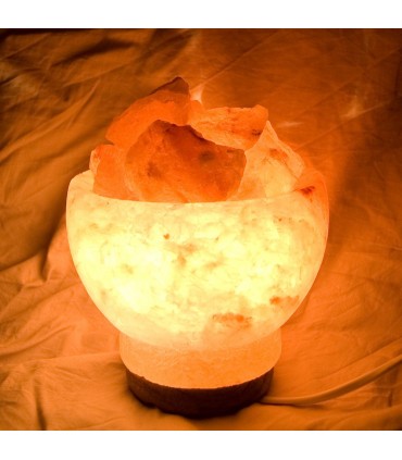 Volcano Fire Lamp - Himalayan Salt Natural - NEW