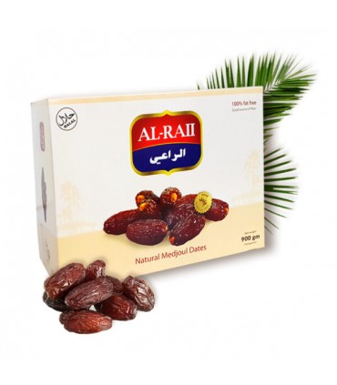 Tâmaras Naturais Al Raii Medjoul Tâmaras Palestina 900g