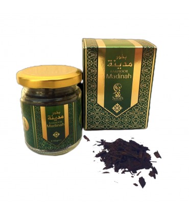Incenso arabo da bruciare Bakhoor Madinah 45gr Sarah Creation