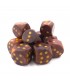 Handcrafted Wood Dice - Tuya Root (sabina wood) - 4 Public Sizes