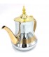 Tetera Inducción Acero Inoxidable Estilo Árabe Dorado y Plateado Modelo Hevicho