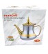 Tetera Inducción Acero Inoxidable Estilo Árabe Dorado y Plateado Modelo Hevicho