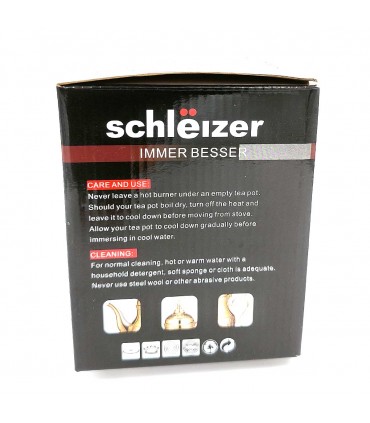Théière Inox Doré Thé et Infusions 800ml Marque Européenne Modèle Schleizer