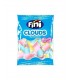 Clouds Bonbons Halal Marshmallow Clouds Fini Multicolore en Gluten et 0% Gras 80 gr