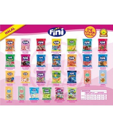 Paquet de 12 sacs - Bonbons Halal - Boules - Acheter en ligne