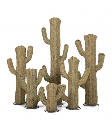 Cactus Decorativo de Fibra Vegetal 100% Natural y Ecológica Biodegradable Modelo Iabisun