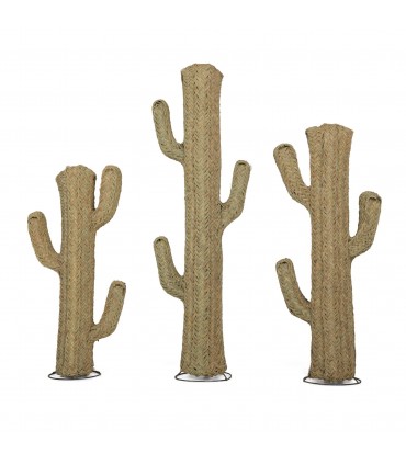 Cacto Decorativo de Fibra Vegetal 100% Natural e Ecológico Biodegradável Modelo Iabisun