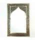 Miroir Laiton Nickelé Décor Marocain Arche Arabe Modèle MARRAKECH 2