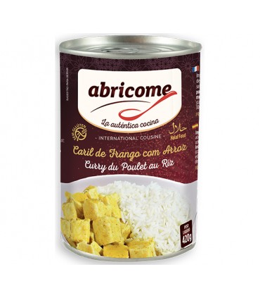 Pollo al Curry con Arroz Halal Cocina Internacional Abricome 420gr