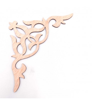 Esquinera Madera Laminada Decoración Muebles - Celosia Barroco - Diseño Barroco 1