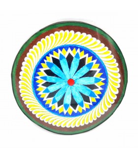 Decorative Picture - Hand Painted Floral Geometric Style Asia - Model Hak 26