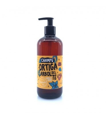 Champú Natural Anti Grasa - Arbol Té y Ortiga - 500 ml