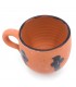 Vaso Taza cerámica Marroquí Terracota Barro Pintado con Brea Natural  - Desinfectante Natural - Refrescante - Modelo Kitran
