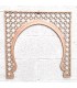 Modello Bab Alcazar andaluso andaluso in legno di Celosia tagliato al laser