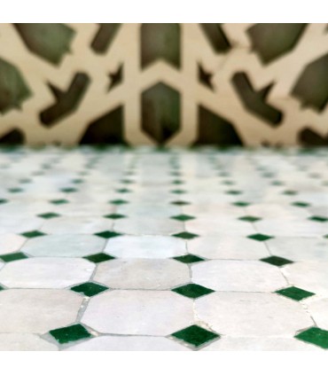 Outdoor Mosaic Table Garden Low Terrace Chill out Moroccan Crafts Andalusian Home Decoration Aadi Akhdar Model