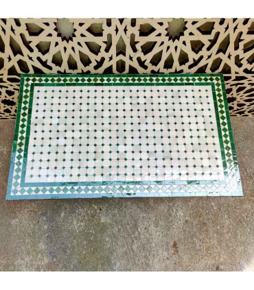 Outdoor Mosaic Table Garden Low Terrace Chill out Moroccan Crafts Andalusian Home Decoration Aadi Akhdar Model
