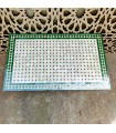 Tavolo da esterno in mosaico da giardino, terrazza bassa, relax, artigianato marocchino, decorazione per la casa andalusa, model