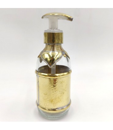 Porte-savon en laiton gaufré pour la salle de bain : décoration marocaine de style andalou - Modèle Suyayatun