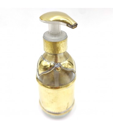 Embossed Brass Soap Dish for the Bathroom: Moroccan Decoration in Andalusian Style - Suyayatun Model