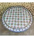 Andalusischer handgefertigter Mosaiktisch, Gartenterrasse, arabischer Sommer, Modell Dair Mulawan