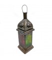 Lantern Candle Holder On Table - Moroccan Decoration - Multicolor - Arkan Murabba Model