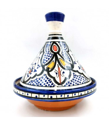 Moroccan Painted Ceramic Tajin - Asfi Crafts Tetuan Kabir Model: Authentic and Exquisite!