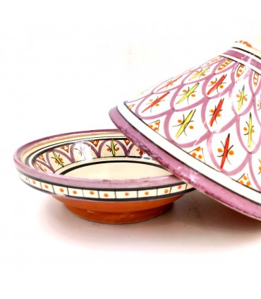 Moroccan Painted Ceramic Tajin - Asfi Craft Tetuan Kabir Model: Authentic and Exquisite!