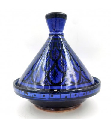 Moroccan Painted Ceramic Tajin - Asfi Crafts Tetuan Kabir Model: Authentic and Exquisite!