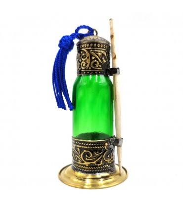 Applicator container and khol holder - kohl - Crystal and Alpalca Eye Drops - Wooden Stick (Kujul)