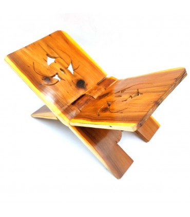 Pupitre ou livres coran en bois Tuya, 1 pièce, artisanat marocain