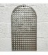 Arab Window - Arab Metal Lattice Naafila Abiad Model - 60 x 34 cm - 3 mm Metal