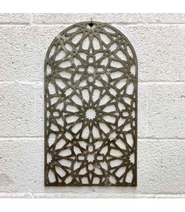 Arabisches Fenster – Arabisches Metallgitter – 60 x 34 cm – 3 mm Metall