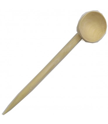 Colheres Harira de Madeira Laranja - Ideal para Servir e Saborear Sopas