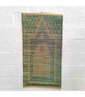 Hand Painted Plant Material Rugs from Tetouan, Morocco