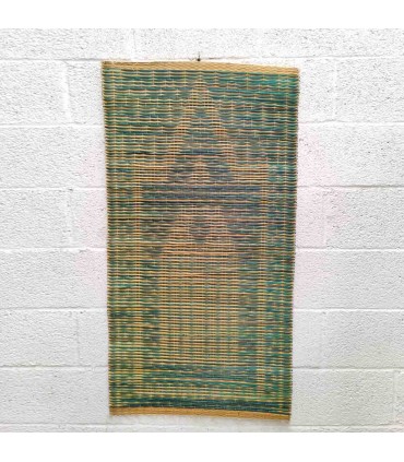 Hand Painted Plant Material Rugs from Tetouan, Morocco