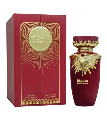 Lattafa Sakeena Eau de Parfum: Un Jardín Nocturno de Dulzura Frutal para Mujeres