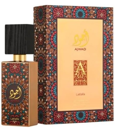 Lattafa Ajwad Eau de Parfum: Un Cóctel Oriental de Dulzura Frutal para Mujeres