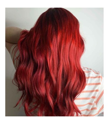 Polvere di mogano super luminosa Henna Radhe: tintura naturale e salutare per capelli radiosi