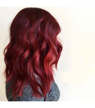 Henna Radhe Luminous Mahogany Powder: Natural and Healthy Dye for Shiny Reddish Hair