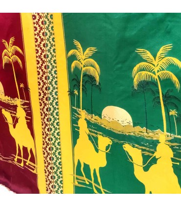 Tissu mural Jaima marocain inachevé | Décoration arabe pour événements et intérieurs