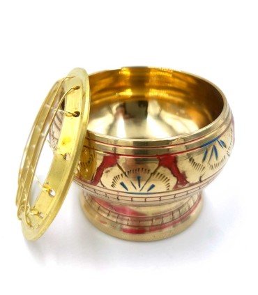 Engraved Bronze Censer - Various Colors - Public Grids