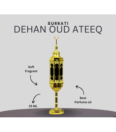 Perfume DELUXE Surrati Dehan Oud Ateeq - 25 ml Kaaba Mekkah Saudi Arabia