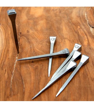 Chiodo Forgiato con Merletto Inciso - 4 cm - Decorazioni e Restauri