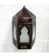 Interior Wall Lamp Glass and Metal - Andalusian Arab Decoration - Bab Alkauzar ABIAD Model