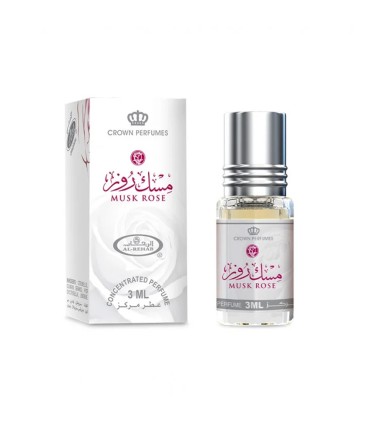 Profumo Musk Rose di Al-Rehab - 3 ml - Eleganza in Ogni Goccia