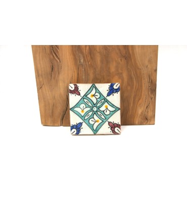 Al-Andalus - piastrelle artigianali 10cm - disegni vari - - modello 12