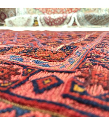 Alfombra Kilim Afgana Hirat - Diseño Geométrico - 198x144 cm