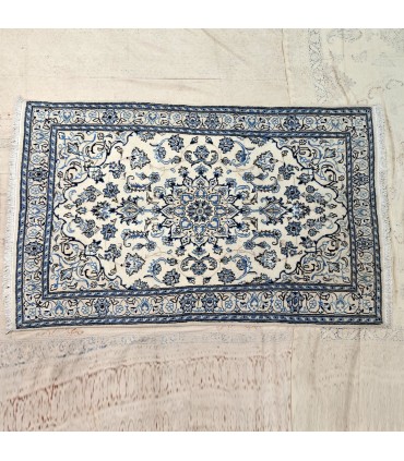 Tapis Persan Nain Tabas - Motif Floral Golestan - 204x125 cm
